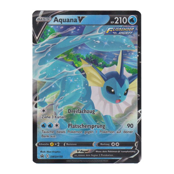 aquana pokemon card 12/64 - Jungle - Holo - PSA 6 EX-MT - clear acrylic holder that perfectly accentuates the stunning visual design and character artwork aquana pokemon card Aquana V