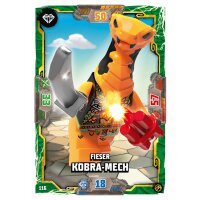 116 - Fieser Kobra-Mech - Schurken Karte - Serie 7