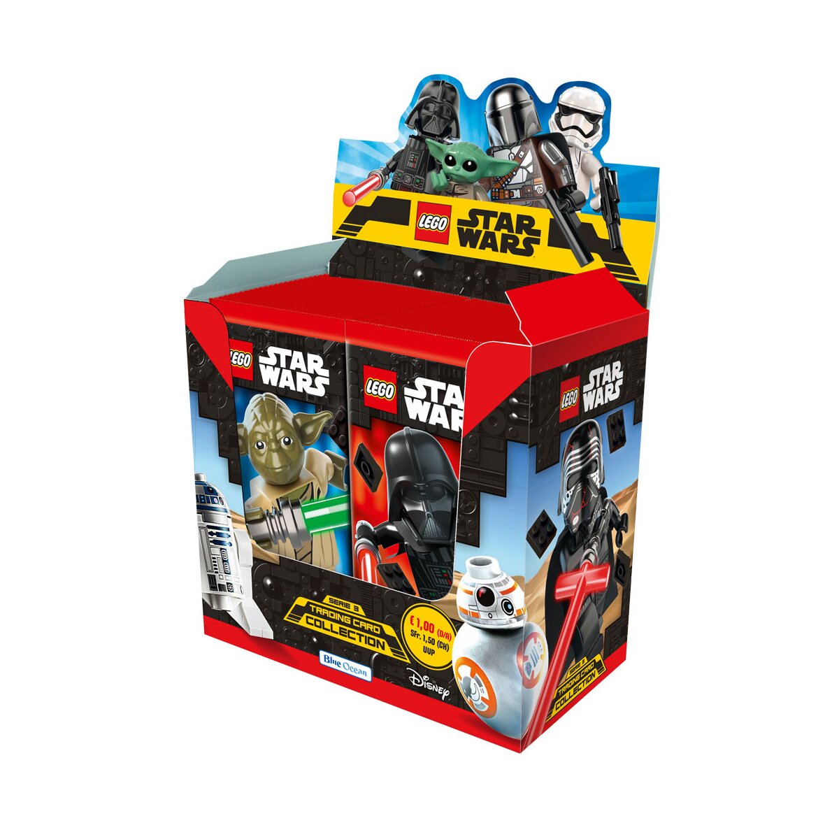 Serie 1 Trading Cards - Deutsch LEGO Star Wars 50 Booster 1 Display 