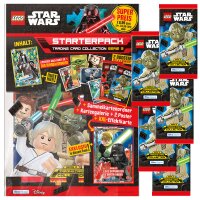 LEGO Star Wars - Serie 3 Trading Cards - 1 Starter + 5...