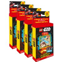 LEGO Star Wars - Serie 3 Trading Cards - Alle 4 verschiedenen Blister