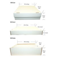 Riesen Deck-Boxen Bundle - Aufbewahrung (weiß)...
