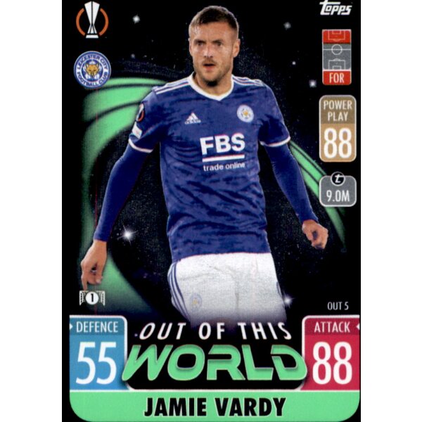 OUT05 - Jamie Vardy - Out of this World - 2021/2022