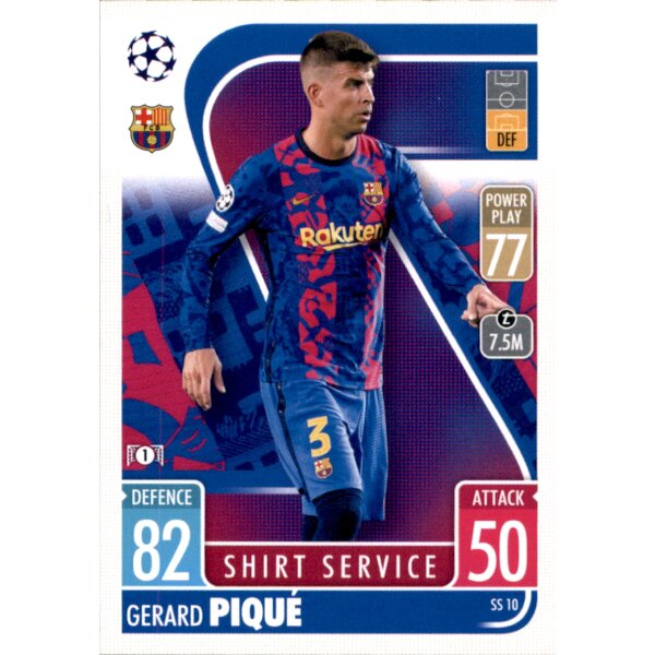SS10 - Gerard Pique - Shirt Service - 2021/2022