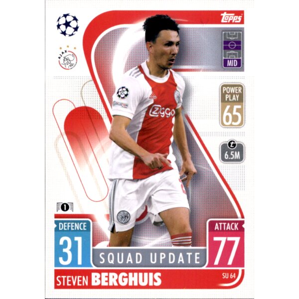 SU64 - Steven Berghuis - Squad Update - 2021/2022