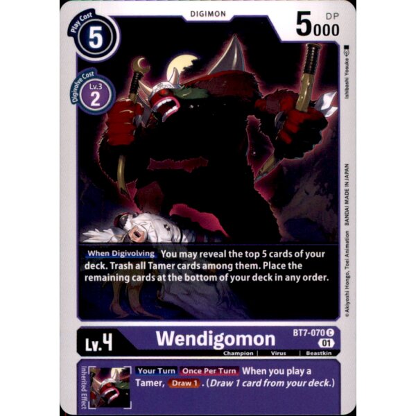 BT7-070 - Wendigomon - Common
