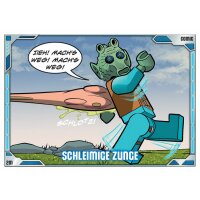 201 - Schleimige Zunge - Comic Karte - Serie 3