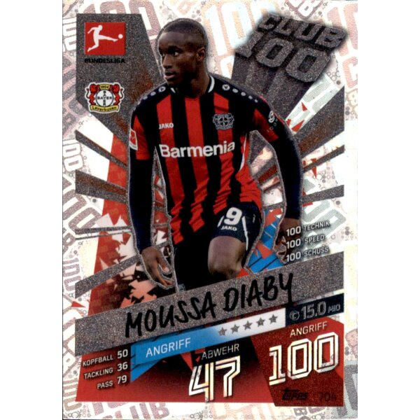 704 - Moussa Diaby - Club 100 - 2021/2022