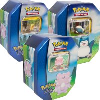 Pokémon Tin-Boxen Pokémon GO- ALLE DREI TINS - Deutsch