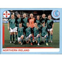 Frauen EM 2022 Sticker 18 - Northern Ireland - Team