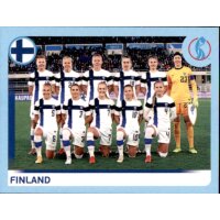 Frauen EM 2022 Sticker 22 - Finland - Team