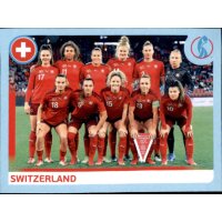 Frauen EM 2022 Sticker 26 - Switzerland - Team