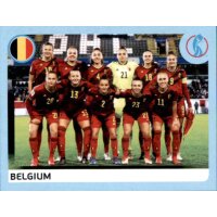 Frauen EM 2022 Sticker 29 - Belgium - Team