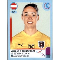 Frauen EM 2022 Sticker 53 - Manuela Zinsberger -...