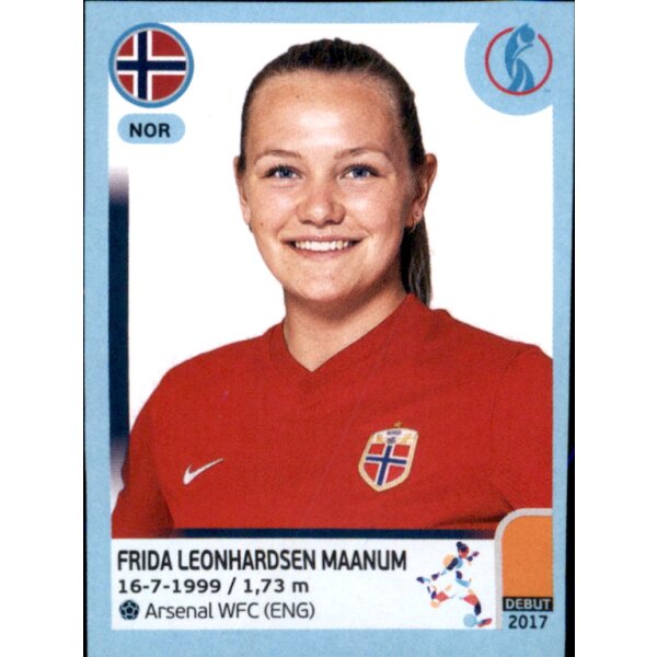 Frauen EM 2022 Sticker 84 - Frida Leonhardsen Maanum - Norwegen