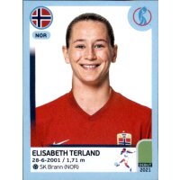 Frauen EM 2022 Sticker 91 - Elisabeth Terland - Norwegen