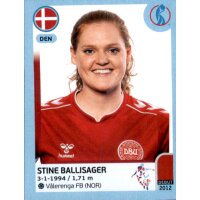 Frauen EM 2022 Sticker 146 - Stine Ballisager -...