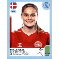 Frauen EM 2022 Sticker 156 - Mille Gejl - Dänemark