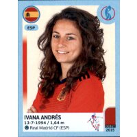 Frauen EM 2022 Sticker 162 - Ivana Andres - Spanien