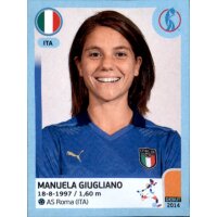 Frauen EM 2022 Sticker 317 - Manuela Giugliano - Italien