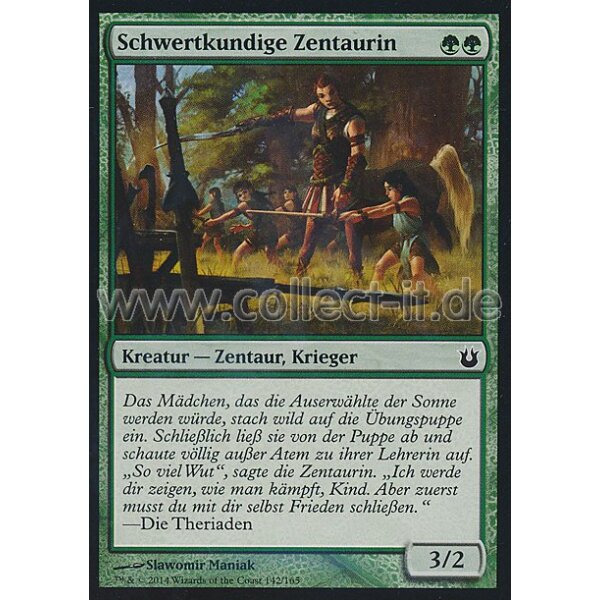 142 Schwertkundige Zentaurin