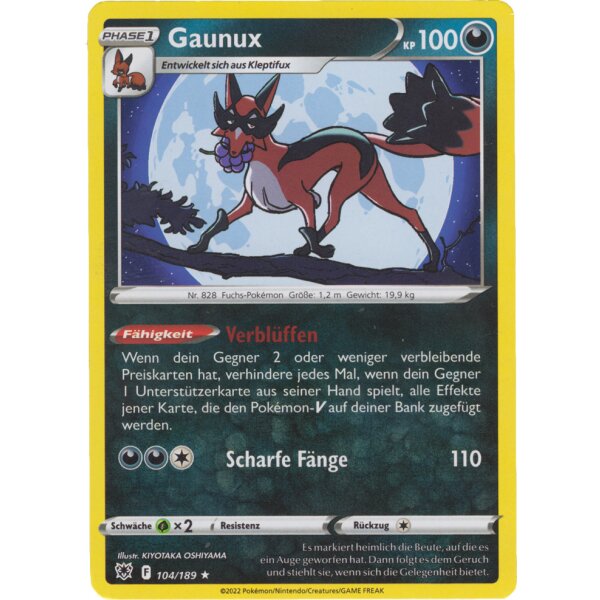 104/189 - Gaunux - Rare