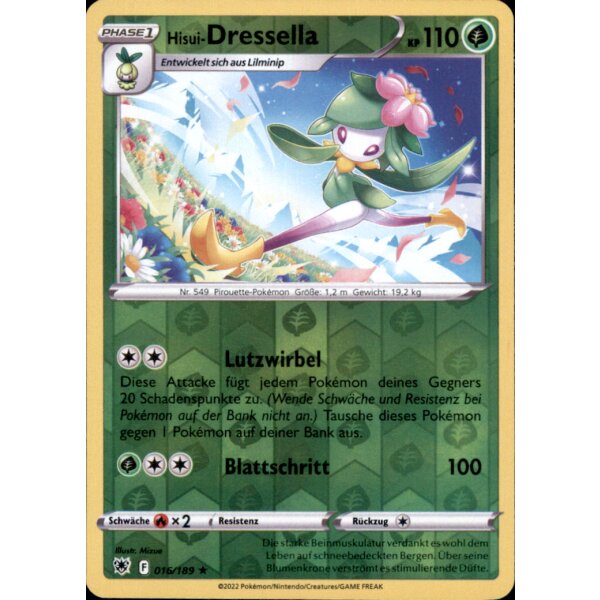 016/189 - Hisui-Dressella - Reverse Holo