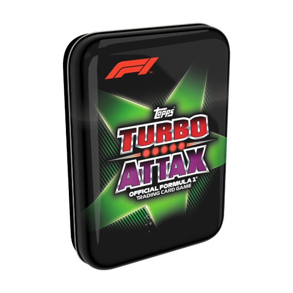 Topps - Turbo Attax Formel 1 2022 -  1 Mini Tin Box Grün