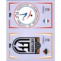 Sticker Road to UEFA Nations League 20 - Wappen Luxemburg...