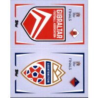 Sticker Road to UEFA Nations League 27 - Wappen Gibraltar...