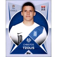 Sticker Road to UEFA Nations League 91 - Christos Tzolis...