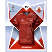 Sticker Road to UEFA Nations League 191 - Trikot Gibraltar
