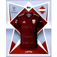 Sticker Road to UEFA Nations League 199 - Trikot Lettland