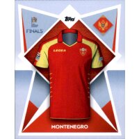 Sticker Road to UEFA Nations League 205 - Trikot Montenegro