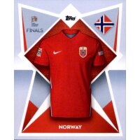 Sticker Road to UEFA Nations League 209 - Trikot Norwegen