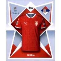 Sticker Road to UEFA Nations League 216 - Trikot Serbien