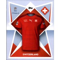 Sticker Road to UEFA Nations League 221 - Trikot Schweiz
