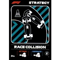 8 - Turbo Attax F1 2022 -  Strategiekarten - Race Collision