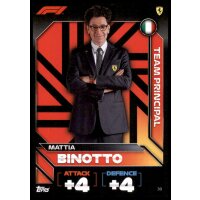 30 - Turbo Attax F1 2022 - Scuderia Ferrari - Mattia Binotto