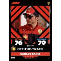32 - Turbo Attax F1 2022 - Scuderia Ferrari - Carlos Sainz