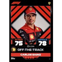 33 - Turbo Attax F1 2022 - Scuderia Ferrari - Carlos Sainz