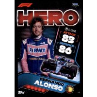 49 - Turbo Attax F1 2022 - BWT Alpine F1 - Fernando Alonso
