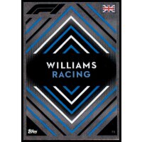 73 - Turbo Attax F1 2022 - Williams Racing - Team Logo
