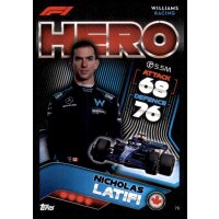 76 - Turbo Attax F1 2022 - Williams Racing - Nicholas Latifi