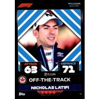 78 - Turbo Attax F1 2022 - Williams Racing - Nicholas Latifi