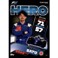 102 - Turbo Attax F1 2022 - F2 Team - Marino Sato