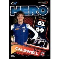 113 - Turbo Attax F1 2022 - F2 Team - Olli Caldwell