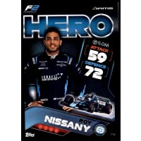 114 - Turbo Attax F1 2022 - F2 Team - Roy - Nissany