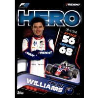 117 - Turbo Attax F1 2022 - F2 Team - Calan Williams