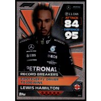285 - Turbo Attax F1 2022 - Record Breaker - Lewis Hamilton